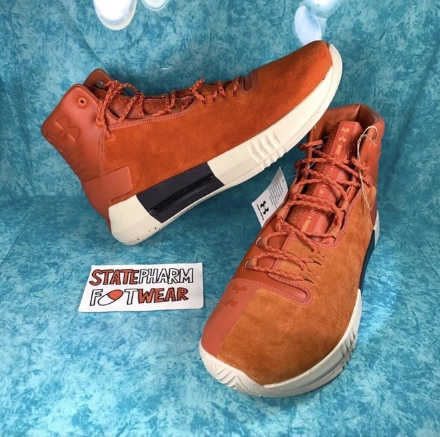 UNDER ARMOUR DRIVE 4 Premium Basketball Shoes 1302941 840 Orange
